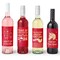 Big Dot of Happiness Lunar New Year - 2026 Year of the Horse Decorations for Women and Men - Wine Bottle Label Stickers - Set of 4
